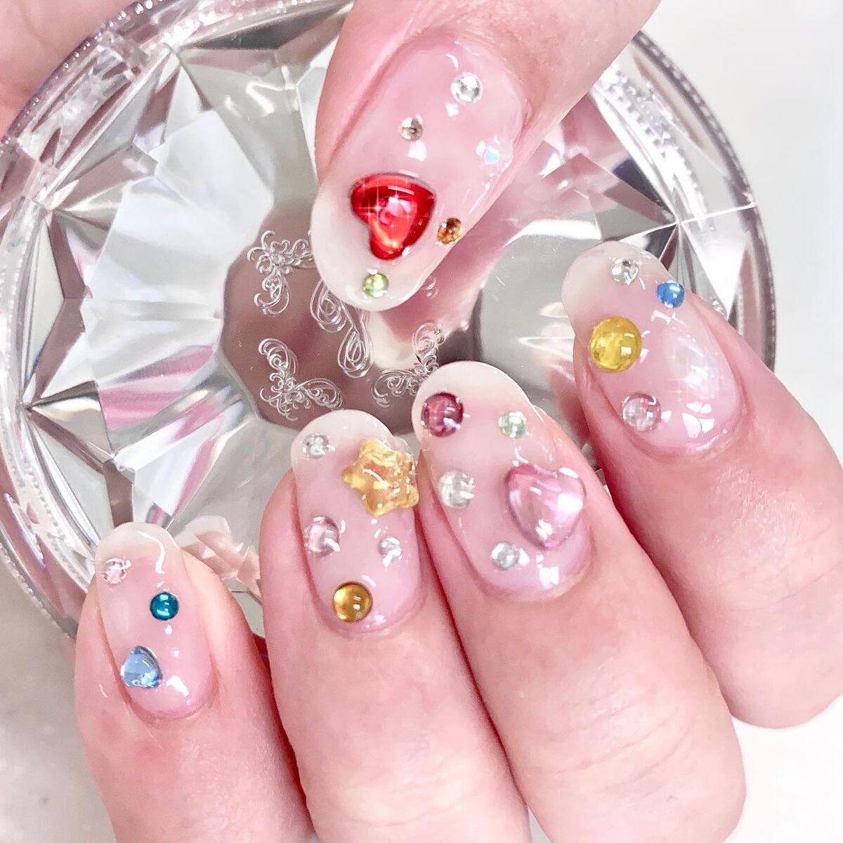 ジェルネイル（ライト対応）/セリア/ジェルネイルを使ったクチコミ（1枚目）