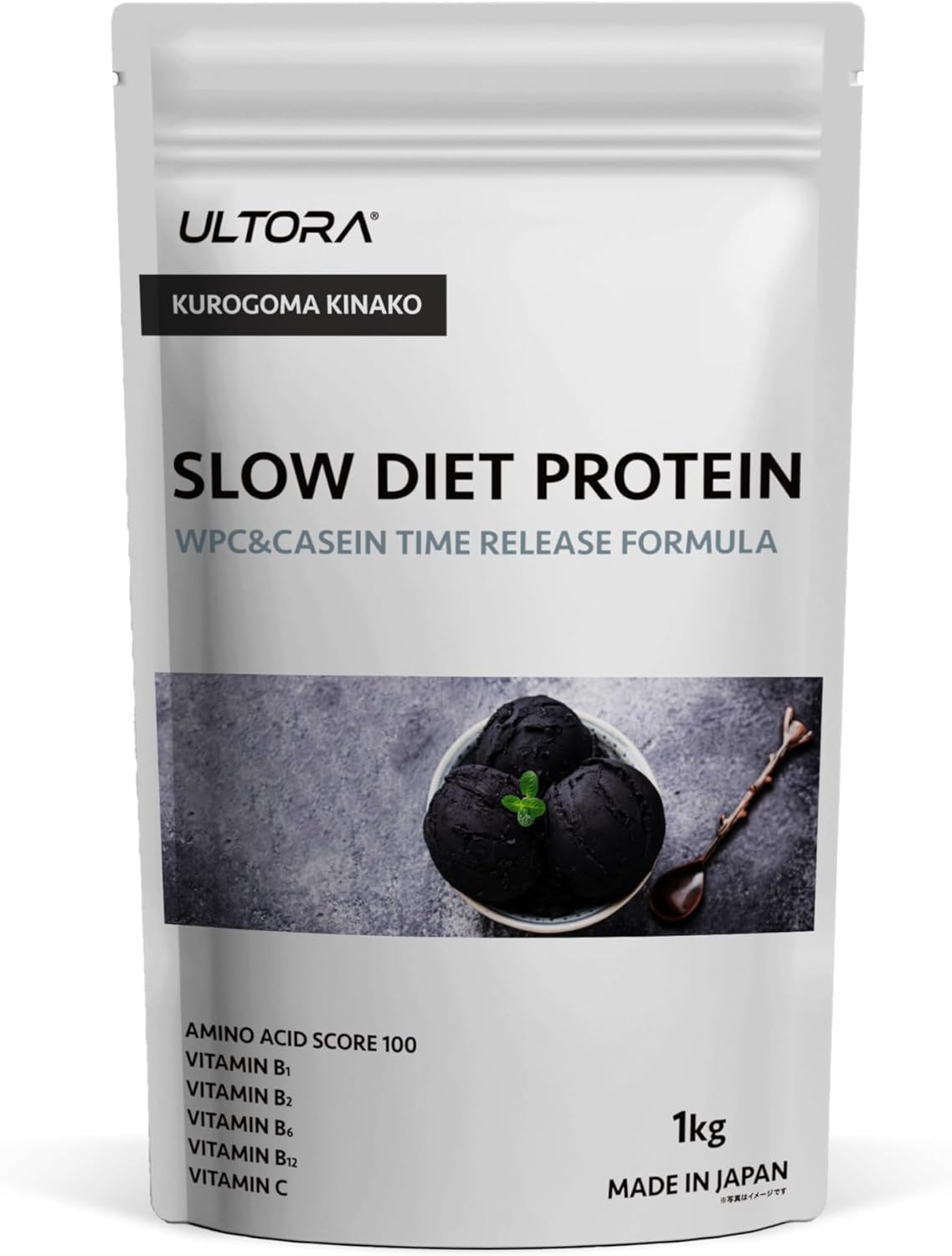 スローダイエットプロテイン 黒ゴマきなこ風味 ULTORA