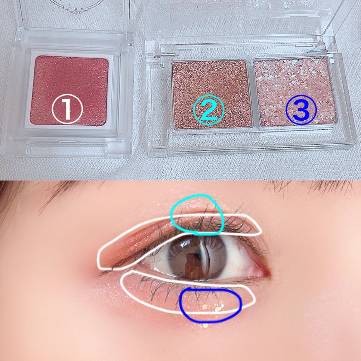 パラドゥ シングルアイシャドウ /パラドゥ/単色アイシャドウを使ったクチコミ(4枚目)