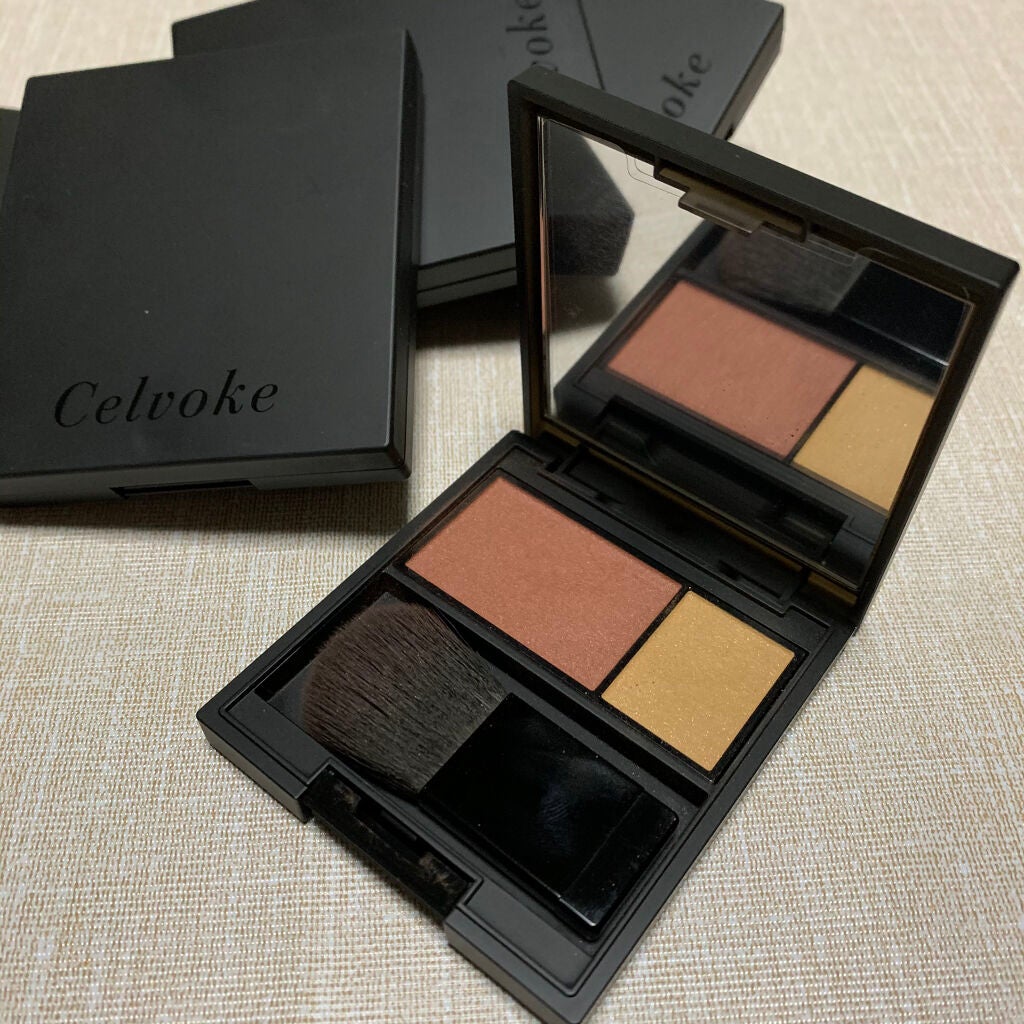 セルヴォーク カムフィー ブラッシュ/Celvoke/パウダーチークを使ったクチコミ(1枚目)