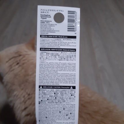 アイシャドウラウンドブラシ(Aタイプ)/DAISO/メイクブラシを使ったクチコミ(2枚目)
