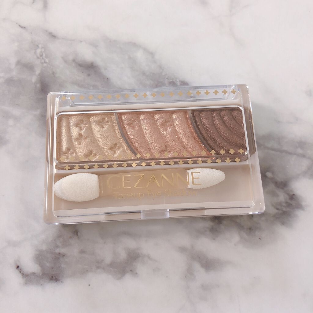 トーンアップアイシャドウ/CEZANNE/アイシャドウパレットを使ったクチコミ（2枚目）