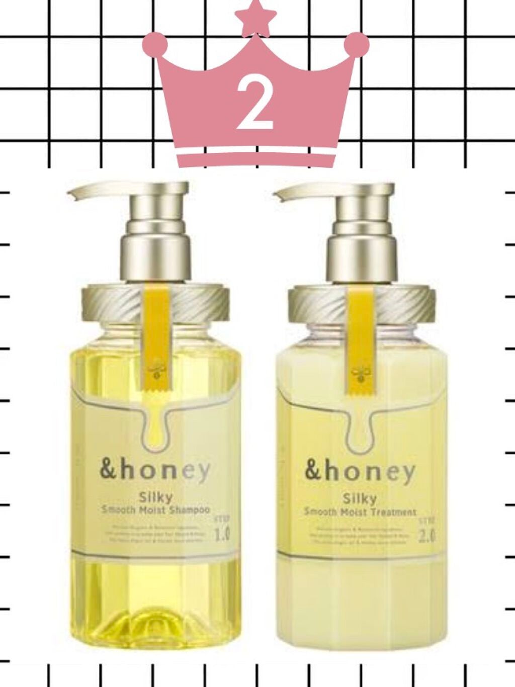 ディープモイスト シャンプー1.0/ヘアトリートメント2.0/&honey/市販シャンプーを使ったクチコミ(3枚目)