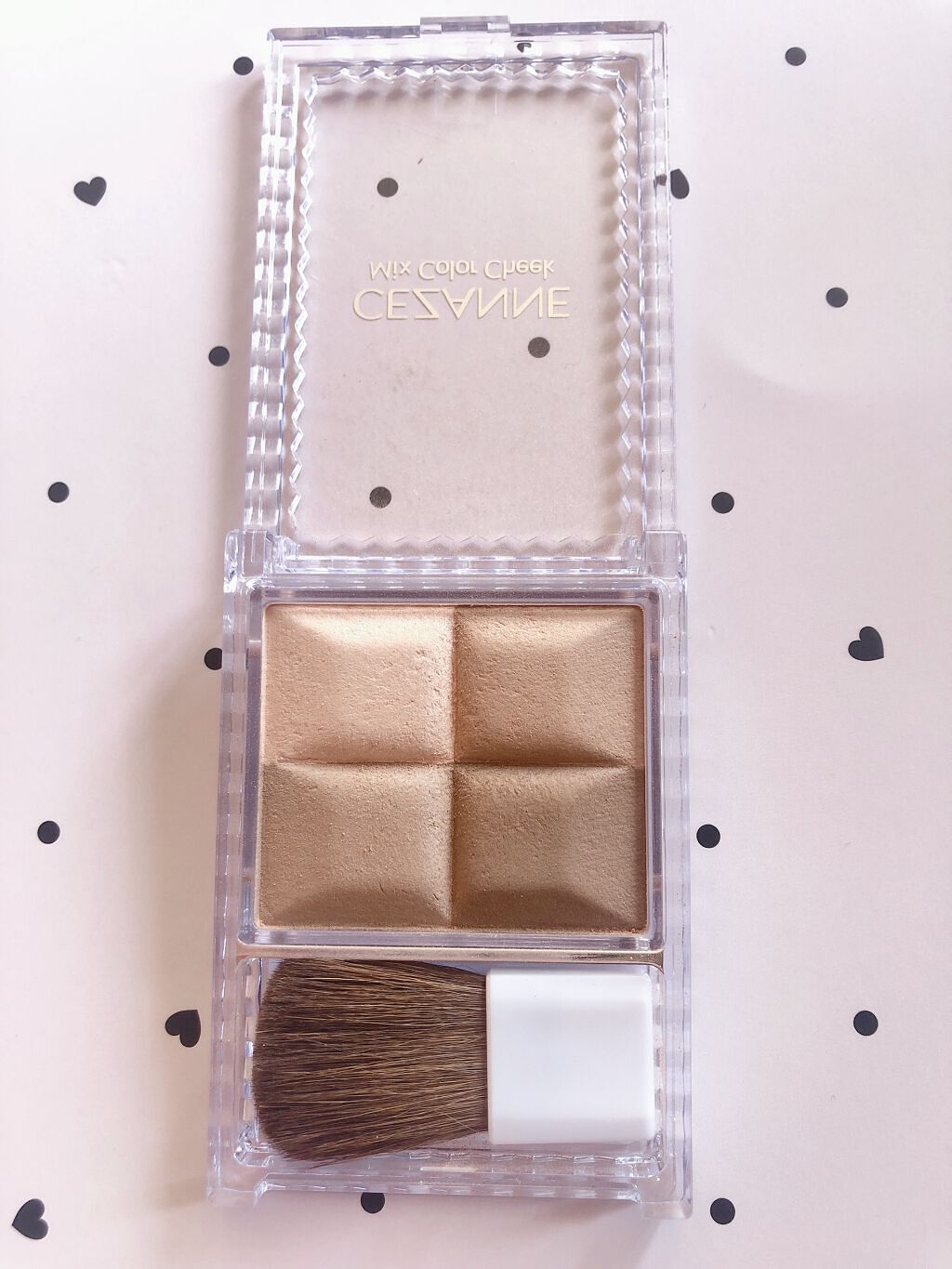 ミックスカラーチーク/CEZANNE/パウダーチークを使ったクチコミ(2枚目)