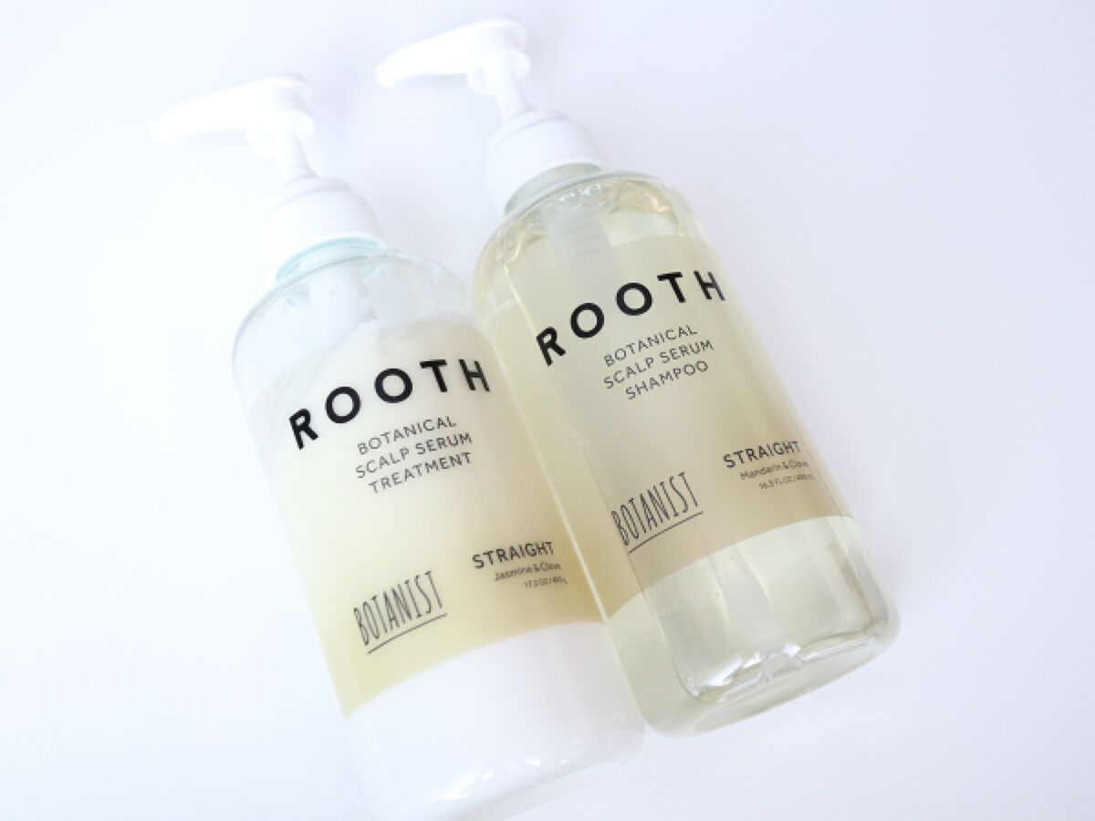 ルース ボタニカルスカルプセラム シャンプー・トリートメント（ストレート）/BOTANIST/市販シャンプーを使ったクチコミ（1枚目）