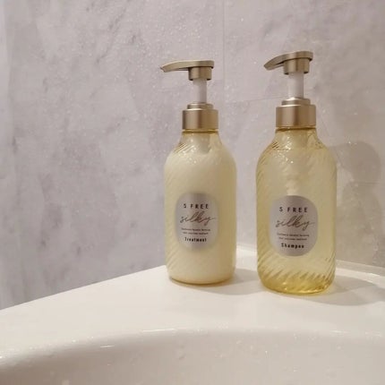 シャンプー シルキースムース/トリートメント シルキースムース /S FREE/市販シャンプーを使ったクチコミ(1枚目)