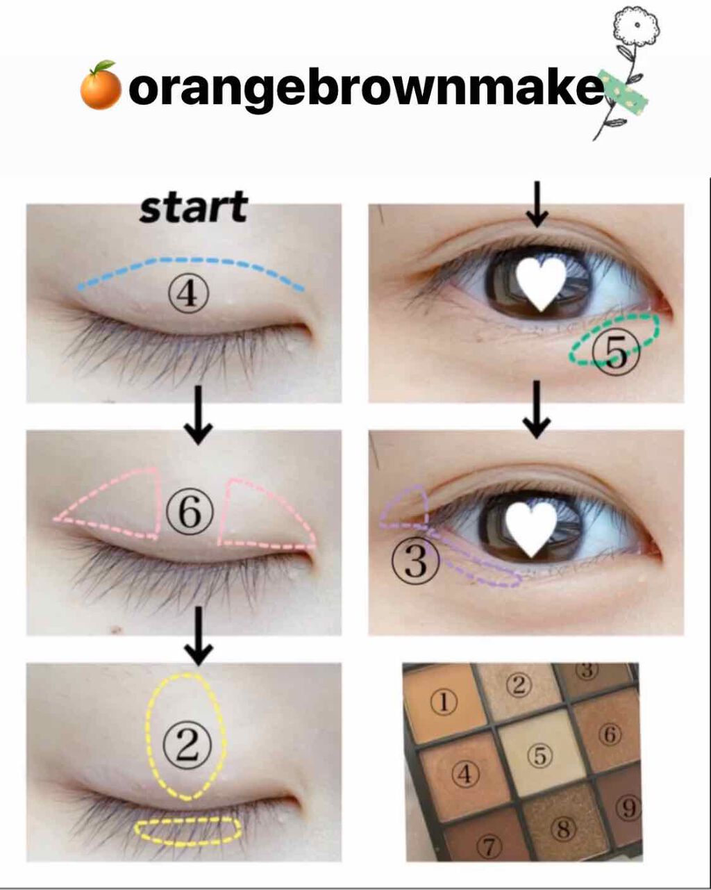 UR GLAM BLOOMING EYE COLOR PALETTE/U R GLAM/アイシャドウパレットを使ったクチコミ(2枚目)