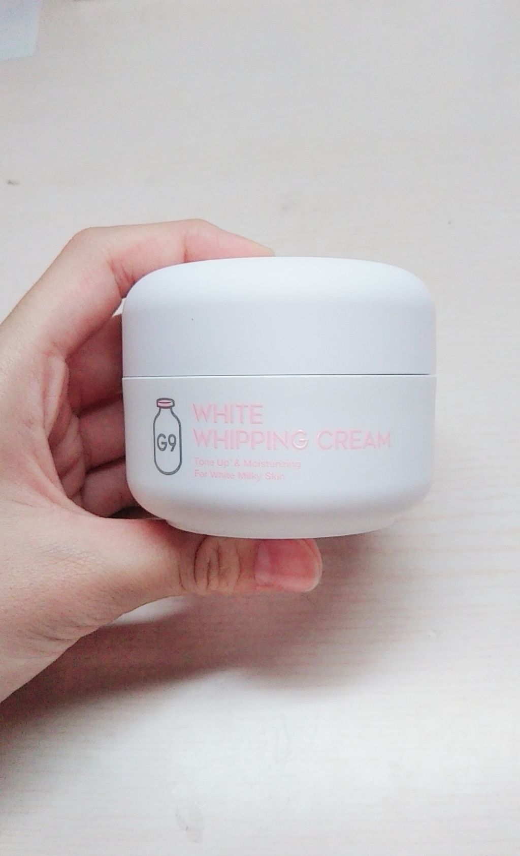 WHITE WHIPPING CREAM(ウユクリーム)/G9SKIN/化粧下地を使ったクチコミ（1枚目）