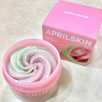 ピンクアロエメレンゲクレンザー/APRILSKIN/その他洗顔料を使ったクチコミ(1枚目)