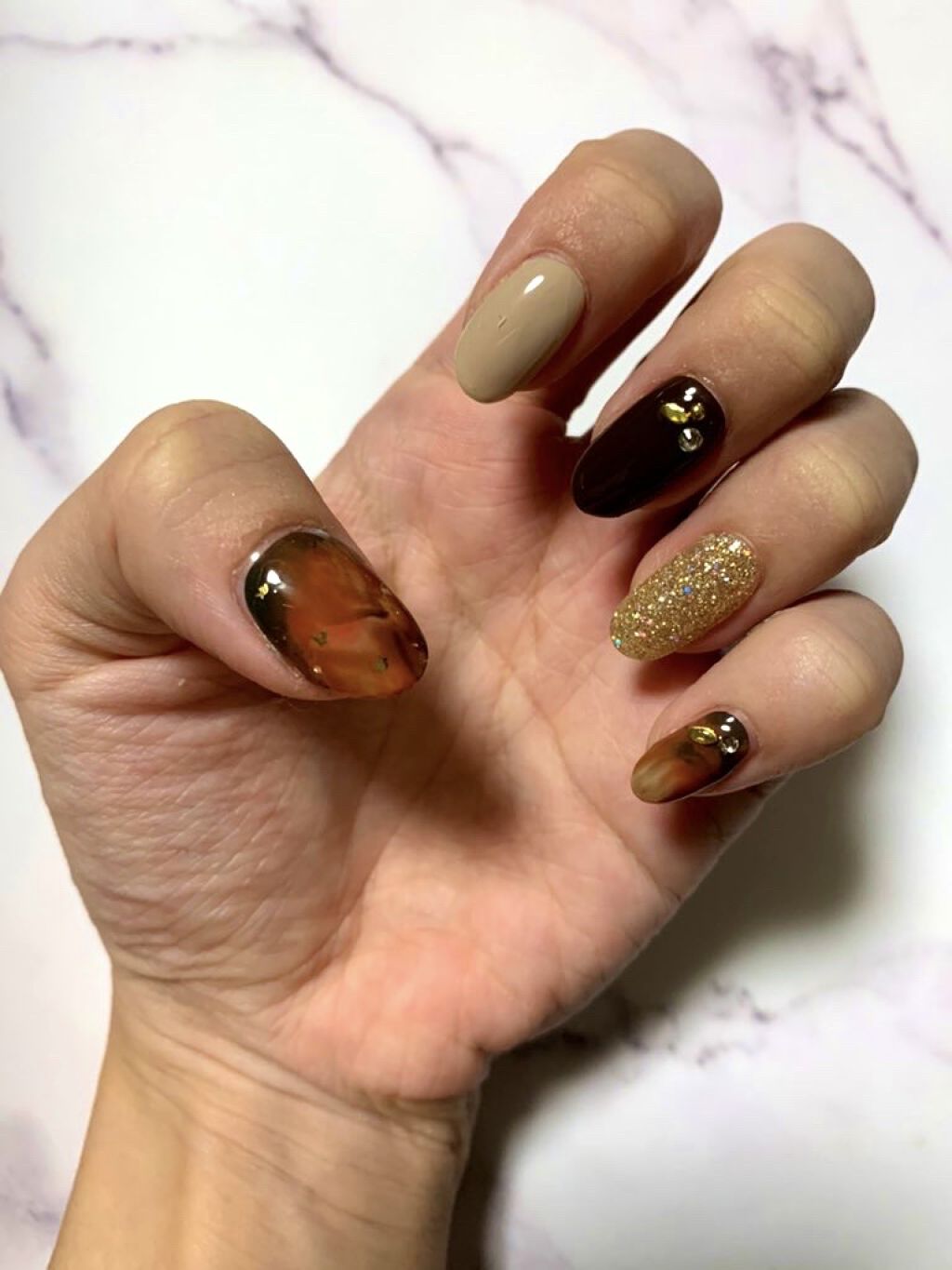 ジュエリーネイルシール/キャンドゥ/ネイルシールを使ったクチコミ（3枚目）