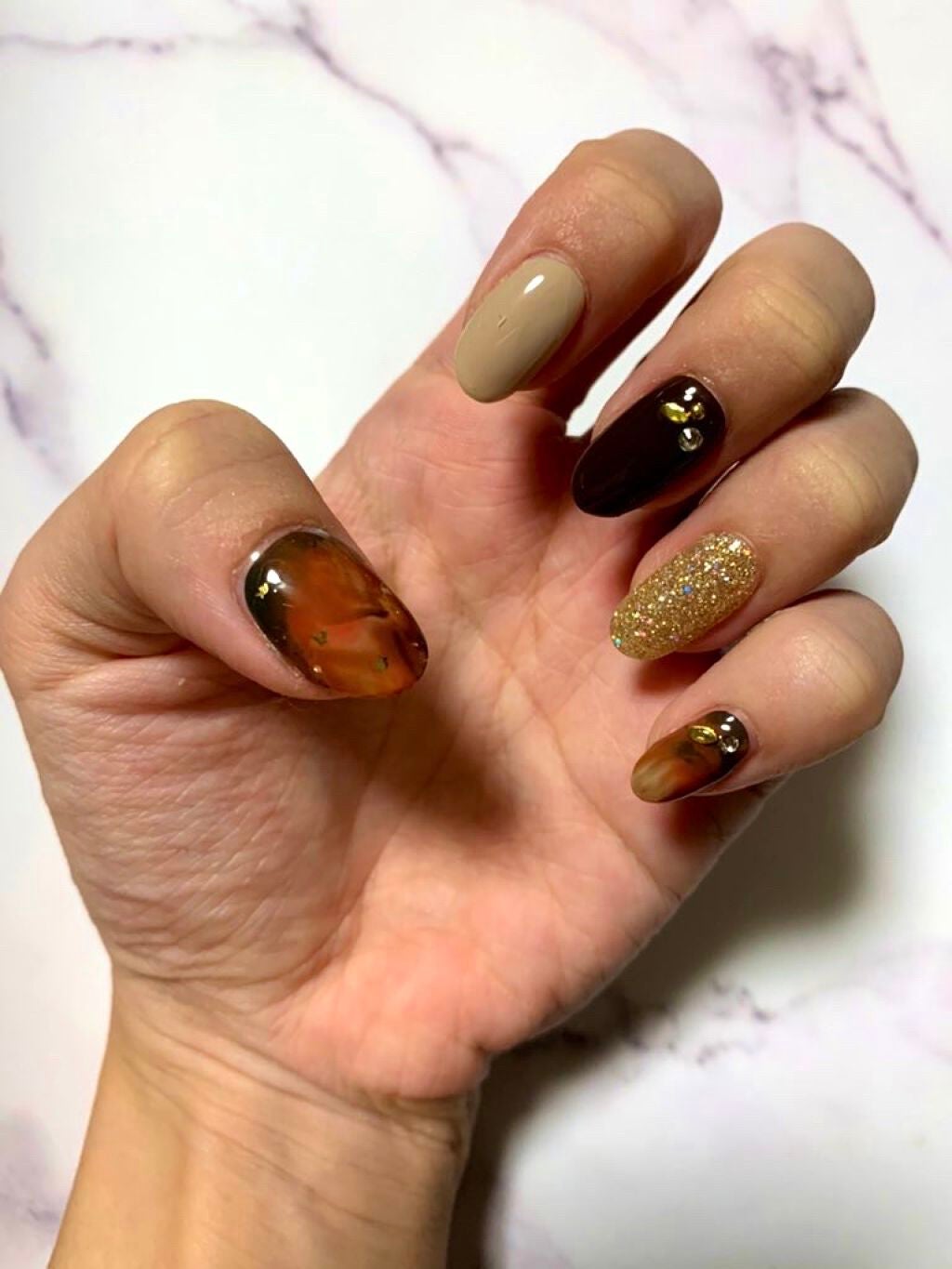 ジュエリーネイルシール/キャンドゥ/ネイルシールを使ったクチコミ(3枚目)