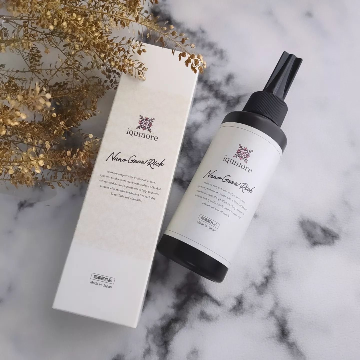 ナノグロウリッチ/iqumore/頭皮ローションを使ったクチコミ（2枚目）