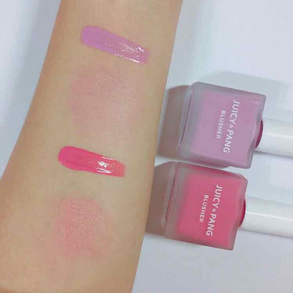 ジューシー パン ウォーター ブラッシャー/A’pieu/リキッドチークを使ったクチコミ(2枚目)