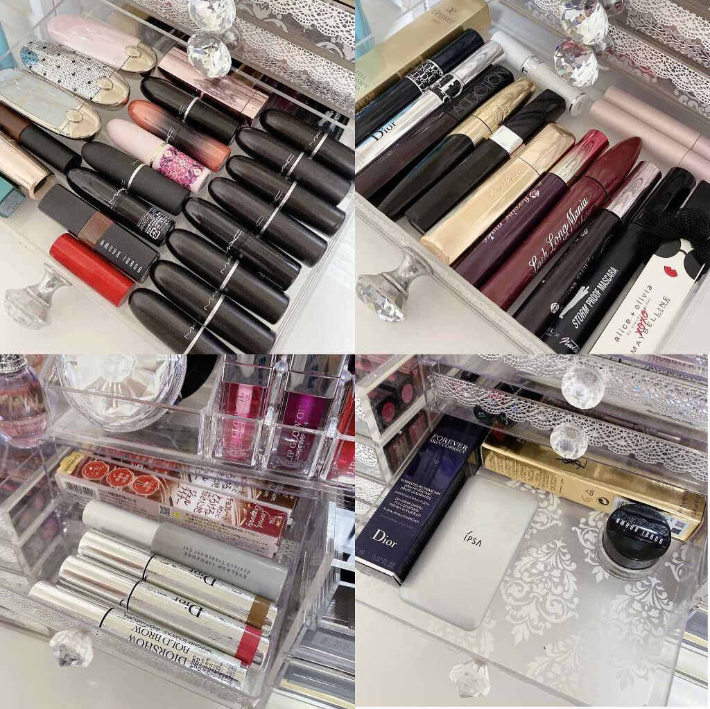 重なるアクリルケース2段引出・大/無印良品/その他化粧小物を使ったクチコミ(6枚目)