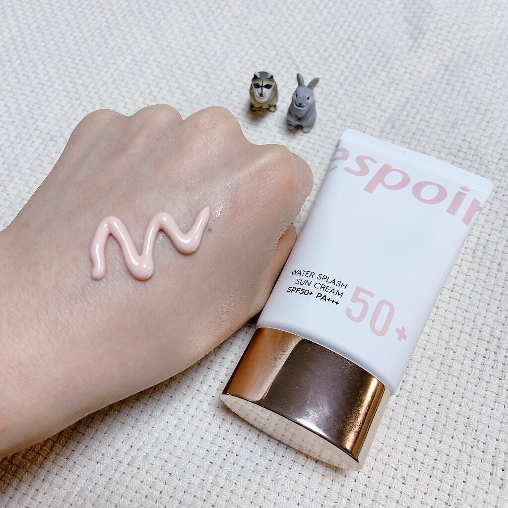 ウォータースプラッシュサンクリーム/espoir/日焼け止め・UVケアを使ったクチコミ(3枚目)