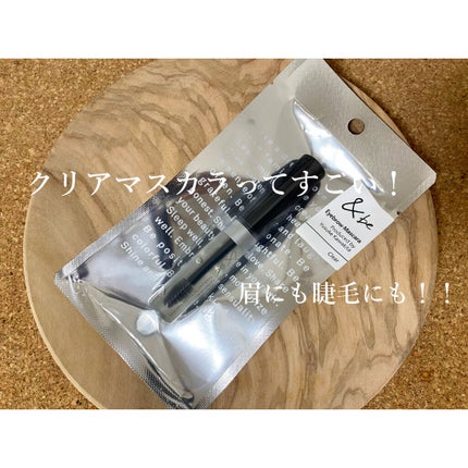 アイブロウマスカラ/&be/眉マスカラを使ったクチコミ(1枚目)