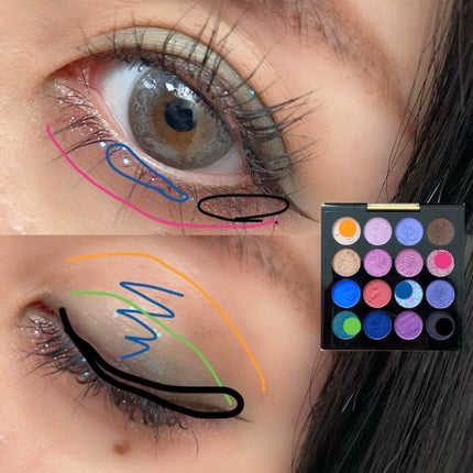 イメージ「マヤ」 アイシャドウパレット/ZEESEA/アイシャドウパレットを使ったクチコミ(3枚目)