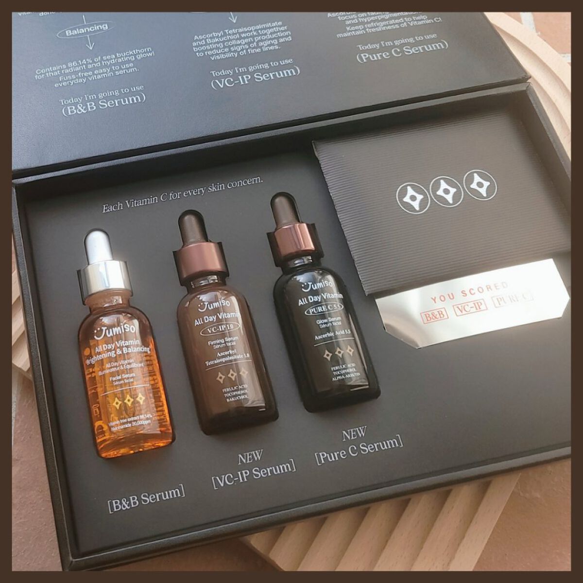 オールデイビタミンブライトニング＆バランシングフェイシャルセラム/JUMISO/美容液を使ったクチコミ（3枚目）