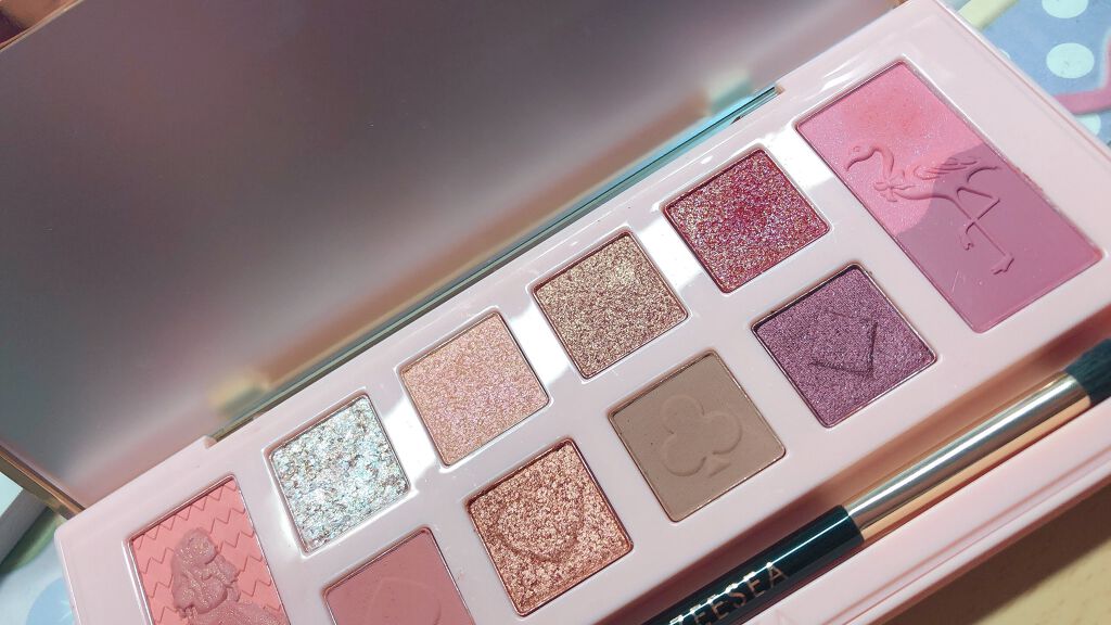 アリスドリームランドシリーズ 12色アイシャドウパレット(ZEESEA×大英博物館)/ZEESEA/アイシャドウパレットを使ったクチコミ(2枚目)