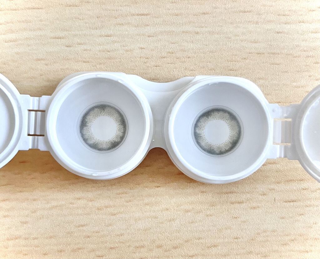 LIL MOON 1month ラスティグレー/LILMOON/１ヶ月（１MONTH）カラコンを使ったクチコミ（3枚目）