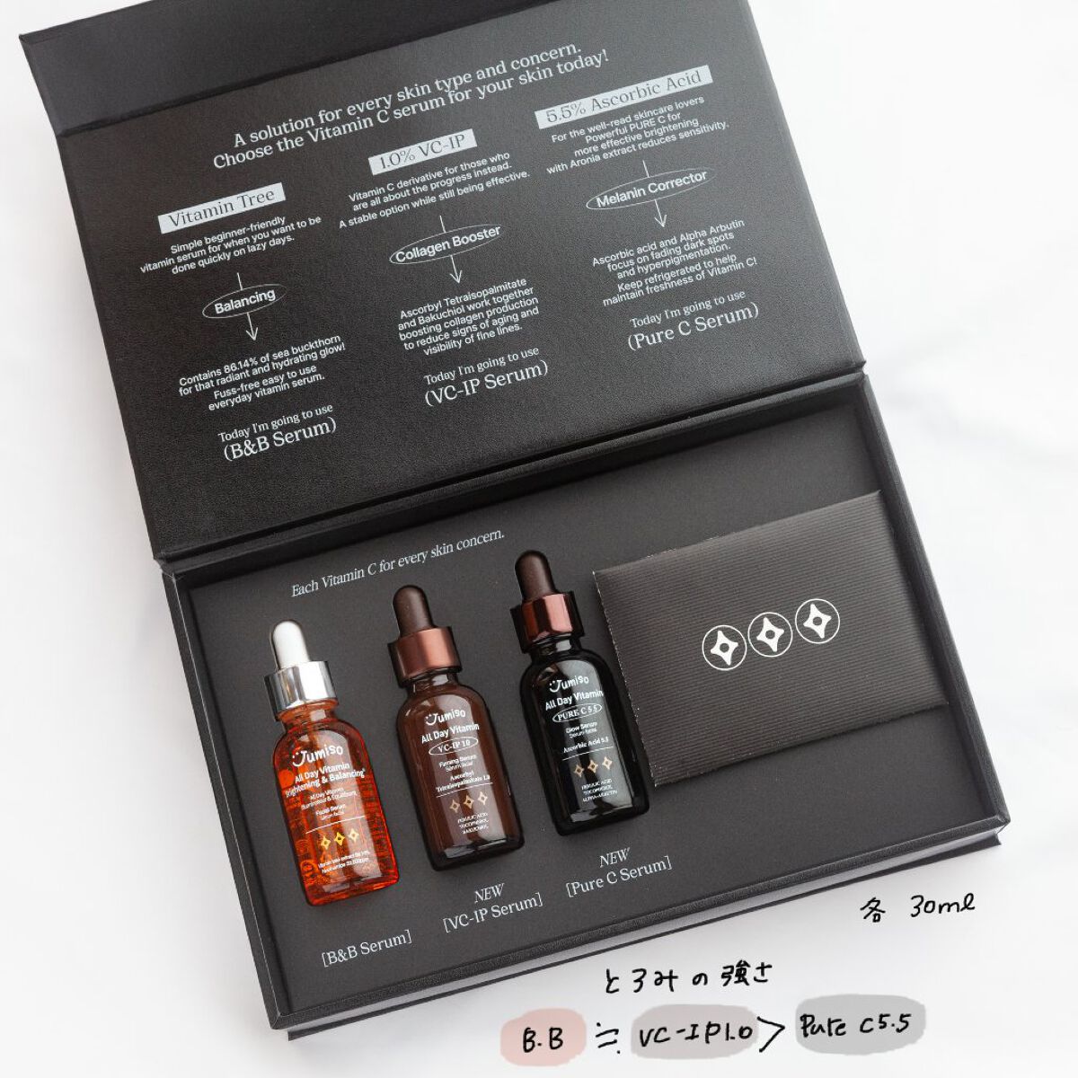 オールデイビタミンブライトニング＆バランシングフェイシャルセラム/JUMISO/美容液を使ったクチコミ（2枚目）