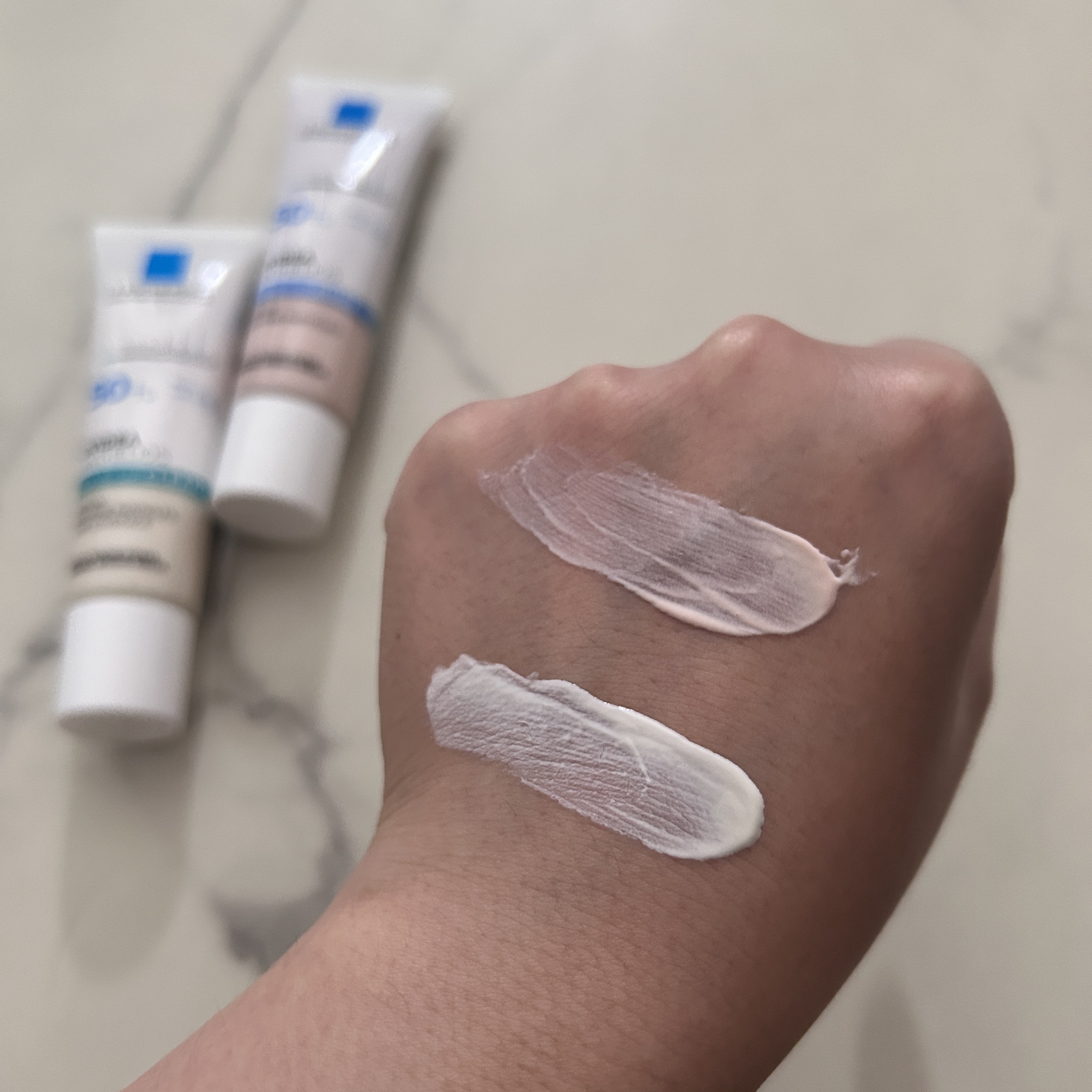 UVイデア XL プロテクショントーンアップ ローズ/ラ ロッシュ ポゼ/日焼け止めクリームを使ったクチコミ（3枚目）