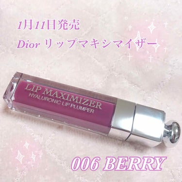 【旧】ディオール アディクト リップ マキシマイザー 006 ベリー/Dior/リップグロスを使ったクチコミ（1枚目）