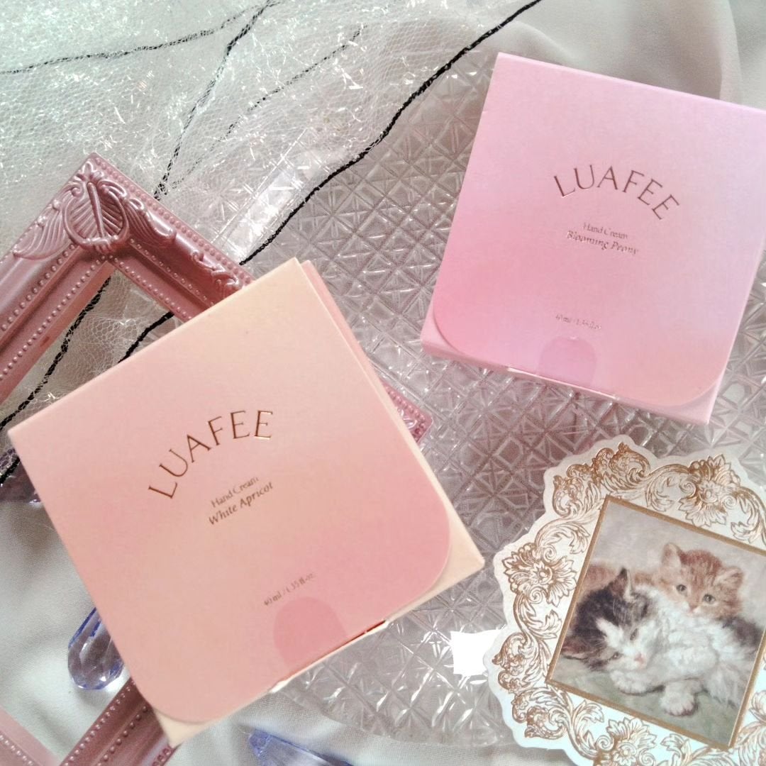 パフュームハンドクリームホワイトアプリコット/LUAFEE/ハンドクリームを使ったクチコミ(8枚目)