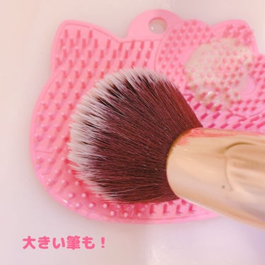 メイクブラシ専用クリーナー/DAISO/その他化粧小物を使ったクチコミ（8枚目）