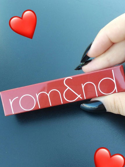 ジューシーラスティングティント/rom&nd/リップティントを使ったクチコミ(1枚目)