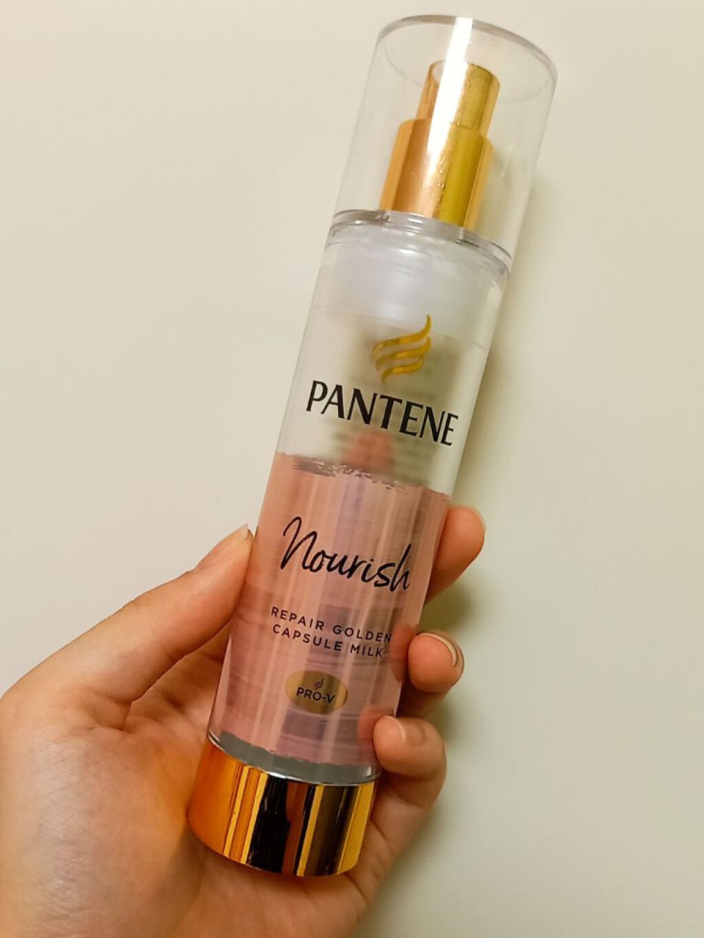 リペアー ゴールデン カプセル ミルク/パンテーン/ヘアミルクを使ったクチコミ(2枚目)
