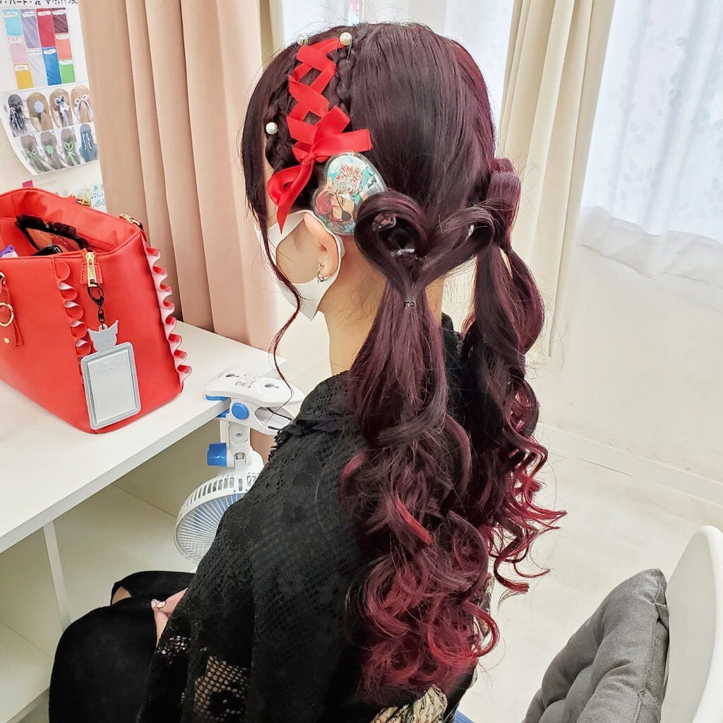 ヘアメイクみどり【YouTube】 on LIPS 「池袋Tiara✨あんスタのイベントヘアセット🎵レースアップ+ハ..」(2枚目)