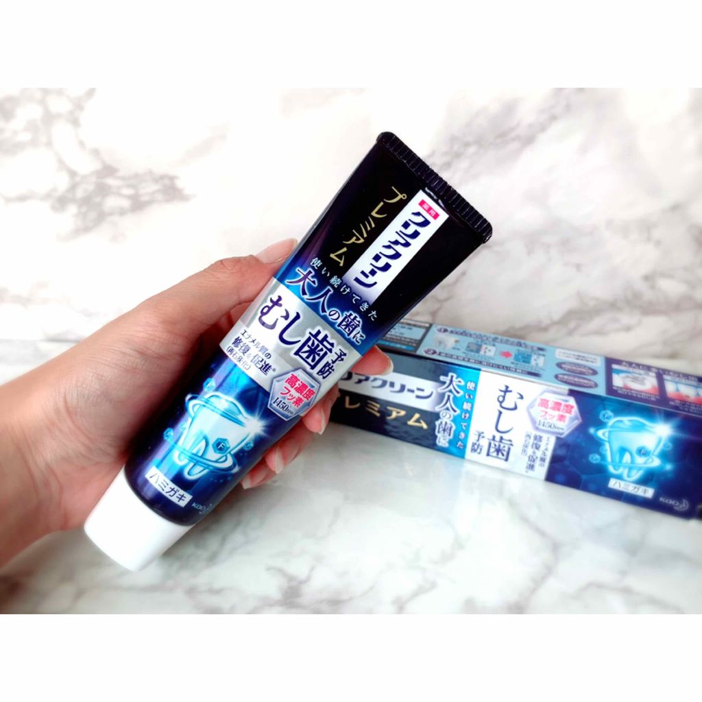 クリアクリーン プレミアム 歯質強化 (薬用ハミガキ)/クリアクリーン/歯磨き粉を使ったクチコミ(1枚目)