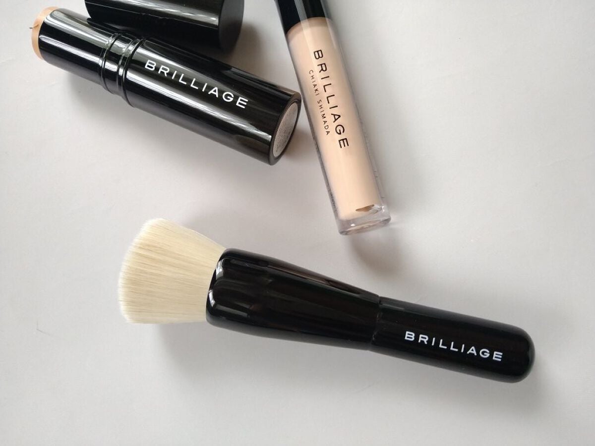 マルチファンデーションブラシ/ブリリアージュ/メイクブラシを使ったクチコミ(4枚目)