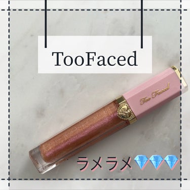 リッチ＆ダズリン ハイシャイン スパークリング リップグロス サンセット クラッシュ/Too Faced/リップグロスを使ったクチコミ（1枚目）