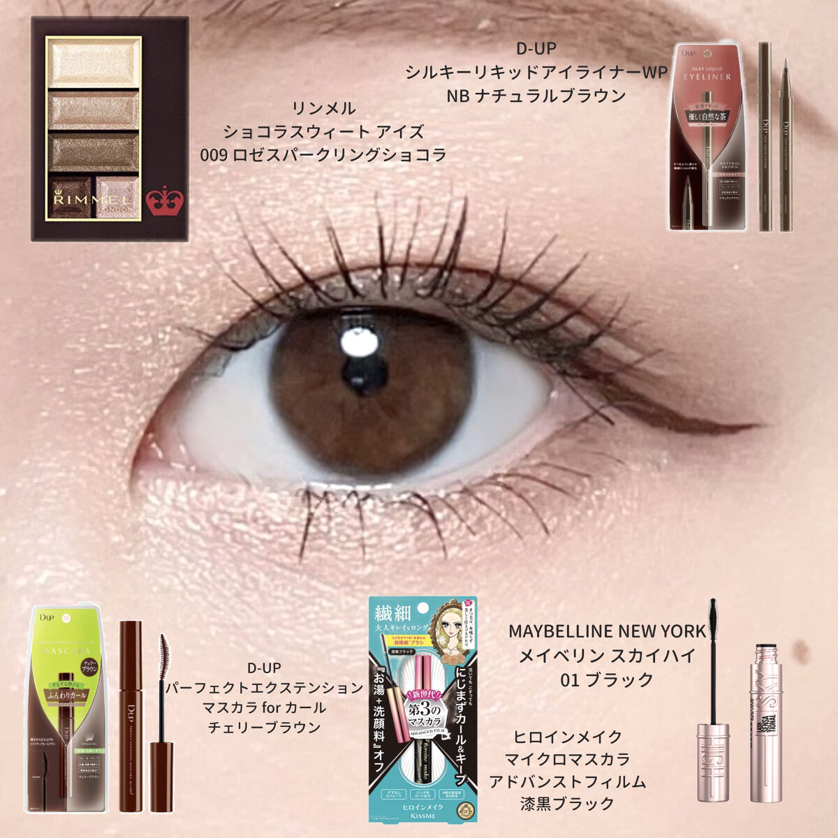 ショコラスウィート アイズ/リンメル ロンドン/アイシャドウパレットを使ったクチコミ（2枚目）