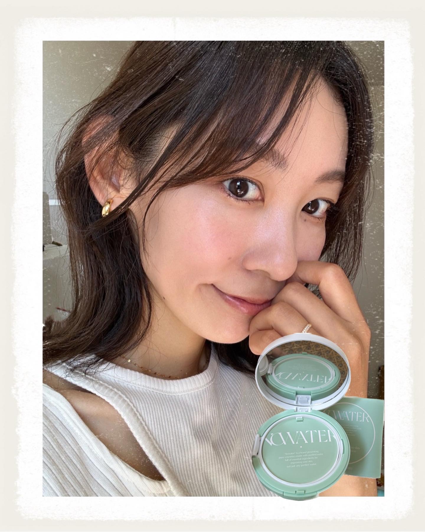 ティーツリーデイデイトーンアップサンクッション/NOWATER/日焼け止めローションを使ったクチコミ（1枚目）