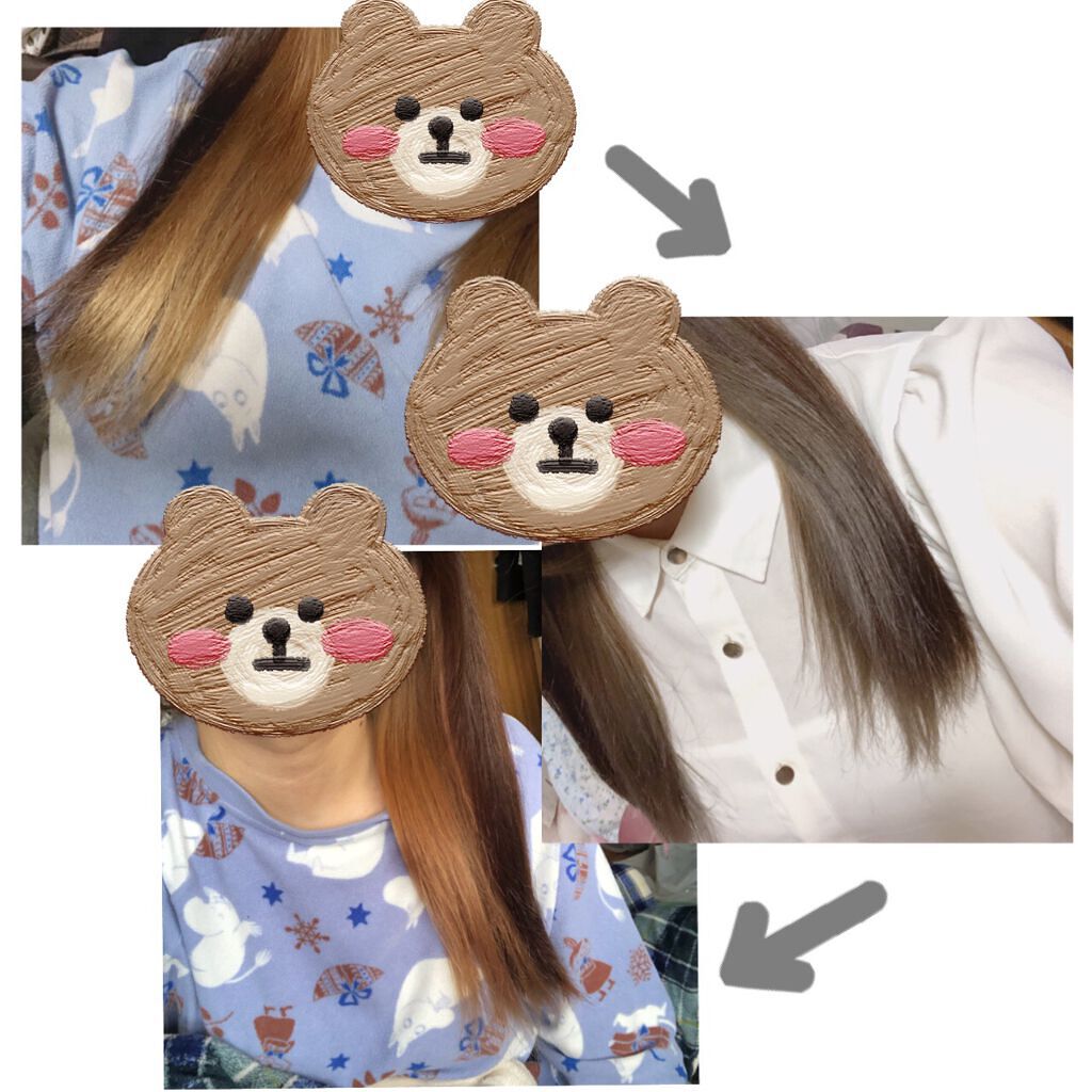 カラーバター/gatsby THE DESIGNER/ヘアカラーを使ったクチコミ（3枚目）