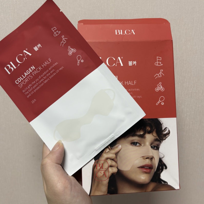 ブルカコラーゲン ゴルフマスクパックハーフ/BLCA/シートマスク・パックを使ったクチコミ（1枚目）
