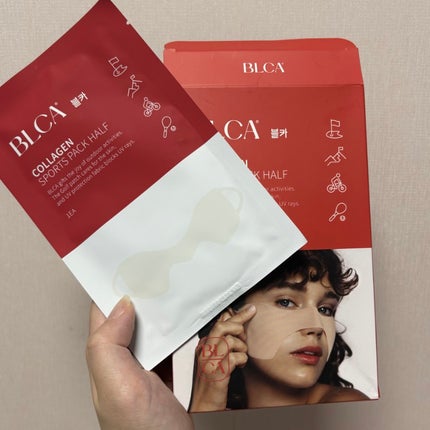 ブルカコラーゲン ゴルフマスクパックハーフ/BLCA/シートマスク・パックを使ったクチコミ(1枚目)