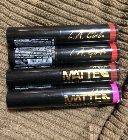 マット フラット ベルベット リップスティック/L.A.Girl/口紅を使ったクチコミ(1枚目)