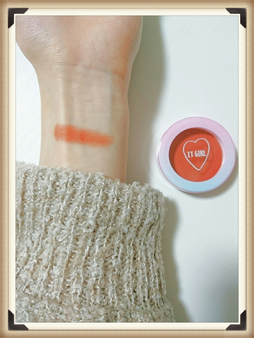 ダイソー×IT GIRL アイシャドウ 憧れの人/DAISO/単色アイシャドウを使ったクチコミ（3枚目）