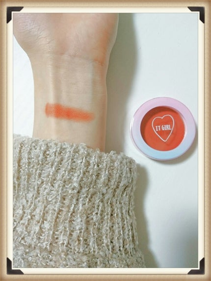 ダイソー×IT GIRL アイシャドウ 憧れの人/DAISO/単色アイシャドウを使ったクチコミ(3枚目)