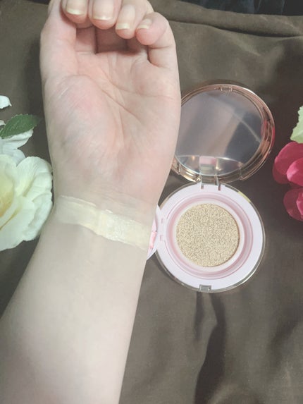 ピンクティーツリーカバークッション/APLIN/クッションファンデーションを使ったクチコミ(2枚目)