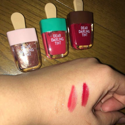 ディアダーリン ウォータージェルティント (アイスティント)/ETUDE/口紅を使ったクチコミ(1枚目)