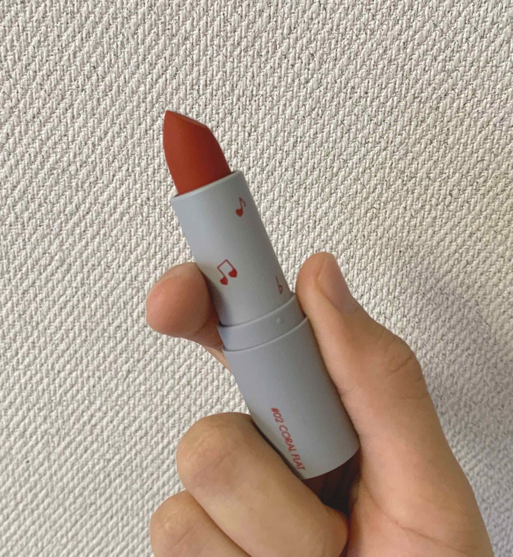 ゼロレイヤーリップスティック ミュージックシリーズ/rom&nd/口紅を使ったクチコミ(2枚目)