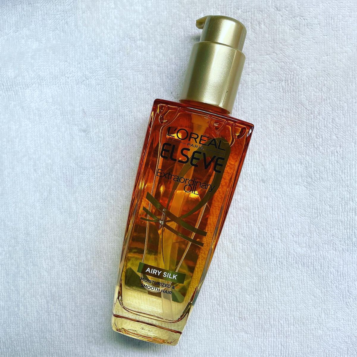 ロレアル パリ エクストラオーディナリー オイル エアリー シルク/ロレアル パリ/ヘアオイルを使ったクチコミ(2枚目)
