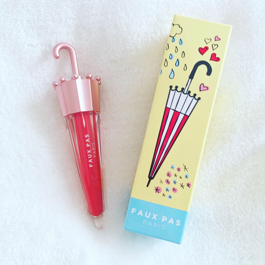 ウォーターアンブレラティント リップ/FAUX PAS PARIS/リップティントを使ったクチコミ(1枚目)