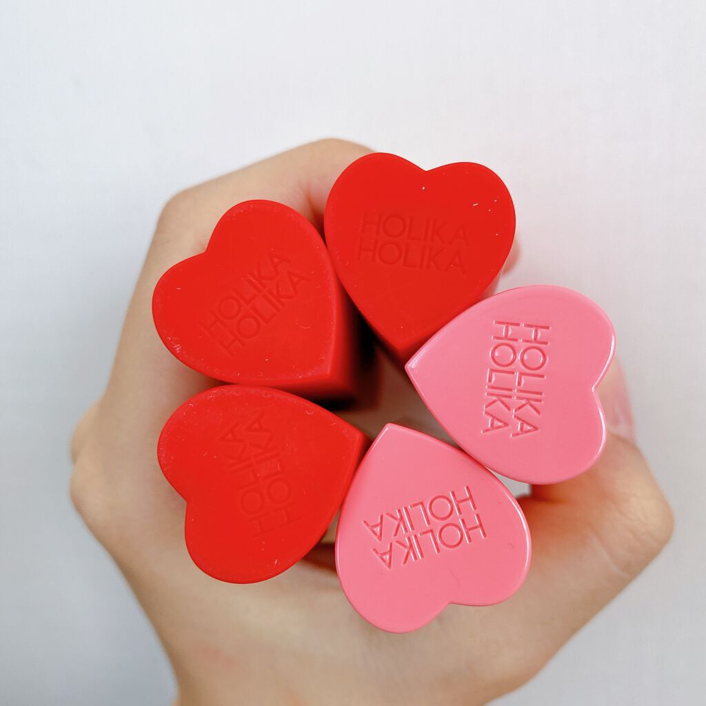 ハートクラッシュメルティング/HOLIKA HOLIKA/口紅を使ったクチコミ（1枚目）