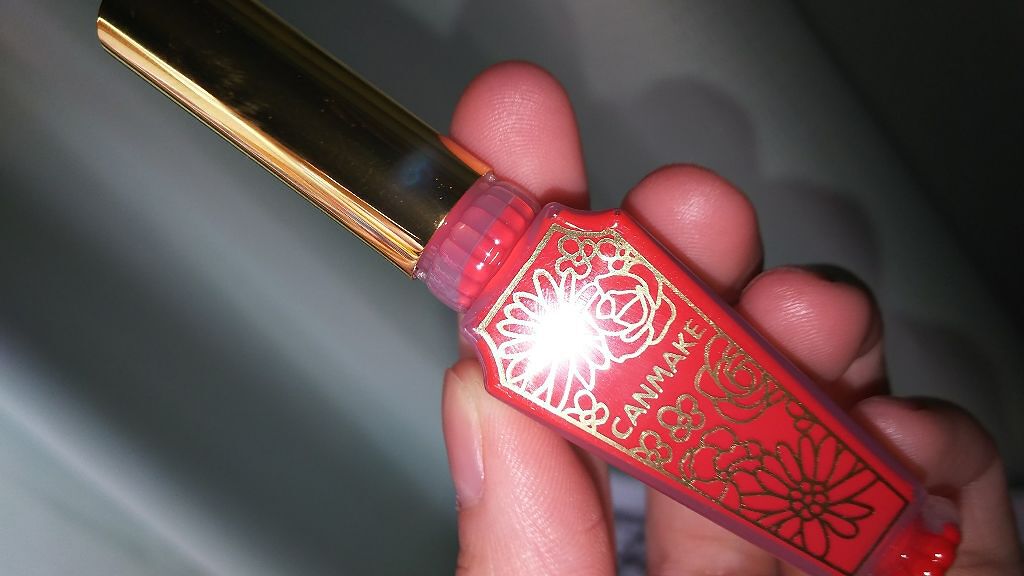 リップティントマット 02 レッド/キャンメイク/リップグロスを使ったクチコミ（1枚目）